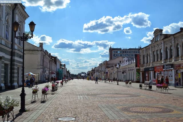 Пешеходная улица Коммунальная